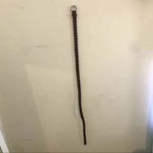 Brown Braided Belt
